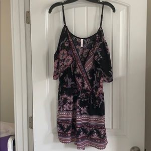 Xhilaration floral romper